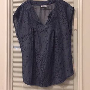 Liz Claiborne navy blouse